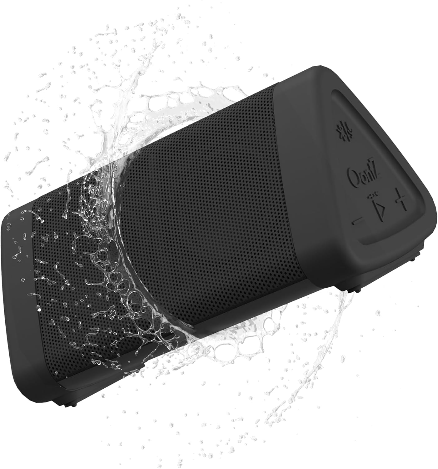 Oontz Angle 3 Bluetooth Speaker, up to 100 Ft Wireless Range, Portable Speaker for Iphone, Android Phones, Louder Volume, Crystal Clear Sound, Rich Bass, IPX5 Portable Bluetooth Speaker (Black)